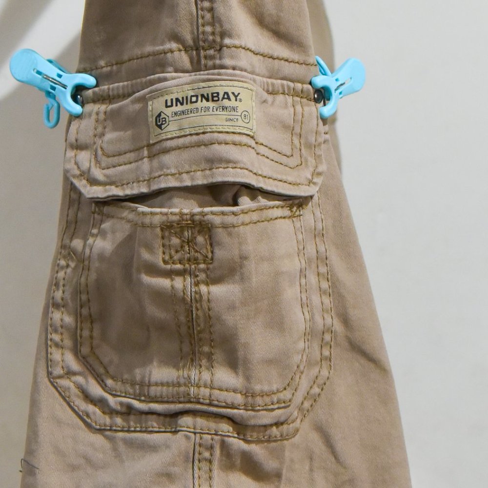 Unionbay Men's Cargo Short size 30 36 38 BROWN - Picture 7 of 7